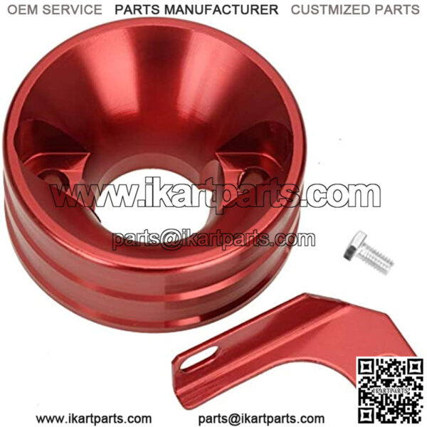 High Performance Upgraded Air Filter adapter Intake Spark Plug Kit for Predator 212cc 6.5 Hp Engine Mini Bike Go Kart Racing Red - Image 4