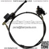 Upgraded Hydraulic Brake Master Cylinder Caliper With Brake Pad Assembly Hose Tube for 97cc 2.8HP Baja Doodlebug Dirtbug DB30 Mini Bike Mini Dirt Bike Mini Moto Parts - Image 2