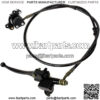 Upgraded Hydraulic Brake Master Cylinder Caliper With Brake Pad Assembly Hose Tube for 97cc 2.8HP Baja Doodlebug Dirtbug DB30 Mini Bike Mini Dirt Bike Mini Moto Parts - Image 3