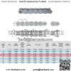 35 Roller Chain 5 Feet with Free 1 Connecting Link for Go Karts, Mini Bikes, Scooters, ATV, MTV, Dirt Bike and Other Industrial Machinery - Image 2