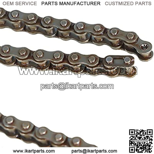 New #35 Roller Chain 5 Feet with 2 Master and 1 Offset Links Fit for Go Kart and Mini Bike - Image 5