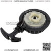 Pull Starter-Syx Moto 50Cc Pull Start - Recoil Pull Starter with Claw Pawl Cog Easy Pull Start Starter Part for 49CC Mini Pocket Dirt Bike Minimoto ATV Quad - Image 4