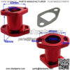 Mikuni VM22-3847 Carburetor Carb Manifold 38mm Air Filter For Predator 212cc GX200 196cc Go Kart Mini Bike (Red) - Image 4