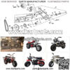 Jackshaft Chain Tensioner with 1-3/4" Roller for BT200X CT200U Trail 200 CT200U-EX Baja Heat Warrior MB165 MB200 196cc 6.5hp Massimo TrailMaster Powersports Mini Bike Motor Black Parts - Image 4