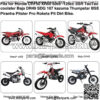 Plastic Gas Fuel Tank for CRF50 XR50 SSR125 50cc 70cc 90cc 110cc 125cc Pit Dirt Bike Pitster Pro SDG 107 Baja 49 TaoTao Coolster Apollo Roketa Kazuma Yamoto Sunl Eagle Parts - Image 2
