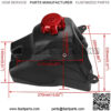 Plastic Gas Fuel Tank for CRF50 XR50 SSR125 50cc 70cc 90cc 110cc 125cc Pit Dirt Bike Pitster Pro SDG 107 Baja 49 TaoTao Coolster Apollo Roketa Kazuma Yamoto Sunl Eagle Parts - Image 3