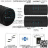 Bluetooth Wireless Speaker, MakeTheOne Portable Waterproof and Wearable Outdoor Speaker with 3.5mm Aux MicroSD Input HiFi Bass for Mountain Bike Bicycle Electric Scooter (Black) - Image 4
