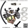 Carburetor Compatible with Powersports 196cc CT200U CT200U-EX Trail 200 Mini Bike Baja HT65 WR65 Carb with Gaskets Fuel Line Filter - Image 3