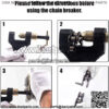 Gold 420 Motorcycle Chain 132 Link Standard Roller Chain with Free Chain Breaker 5 Connecting Master Link for 110cc 125cc Dirt Pit Bike ATV Quad Go Kart Mini Bike - Image 5