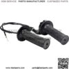 22mm Mini Bike Throttle Cable,50 90 110 125cc ATV Quad Pit Bike Dirt Bike Doodlebug Mini Bike Twist Throttle Accelerator Handle Grips - Image 5