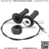 7/8" 22mm Twist Throttle Accelerator Handle Grips and Cable Set With Black Red Kill ON-OFF Switch for 50cc 150cc 250cc Mini Bike ATV Quad Pit Bike Dirtbike - Image 3