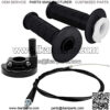 Throttle Handle Grips and Cable For ATV Quad Pit Bike Dirt Bike Mini Bike Mb165 Mb200 196cc 200cc Doodlebug Bike Fit for 22mm Bar By TOPEMAI - Image 4