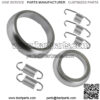 Exhaust Gaskets and Springs Kit for Arctic Cat Powder Special 500 600 1999 2000