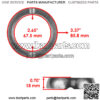 Exhaust Gaskets and Springs Kit for Arctic Cat Powder Special 500 600 1999 2000 - Image 3