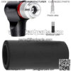 Caredy CO2 inflators for Bikes Tire, Aluminium Alloy Black Bike CO2 Tire Pump Schrader/Presta Valve Universal Portable Bicycle Inflator Bicycle Mini Hand Pump Cycling Equipment - Image 3