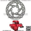 Red Brake Caliper & 120mm(4.72") Disc Rotor Brake for MBX10 MBX11 Moto Rear Mini Bike 47cc 49cc Pocket Bike Goped Scooter Go-Kart Mountain / Sports Bike - Image 3