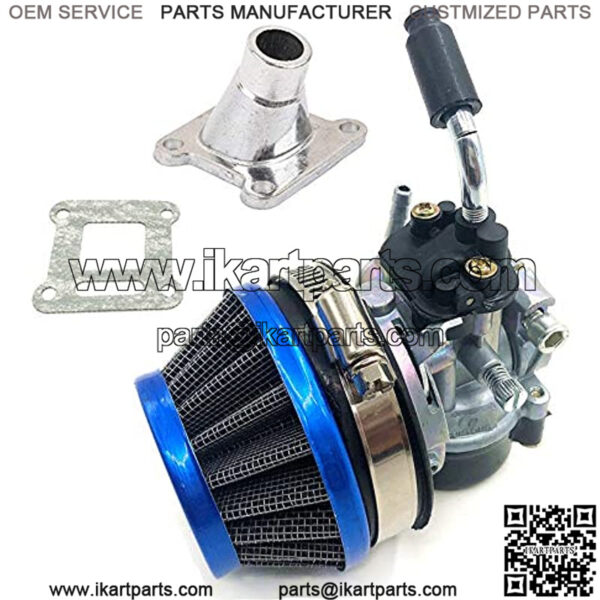 Carb Carburetor Air Filter Assembly for 49cc 50cc 60CC 66CC 70cc 80cc 2 Stroke Engine scooter Motorized Bicycle,Mini Pocket Bike,Quad Chopper ATV - Image 2