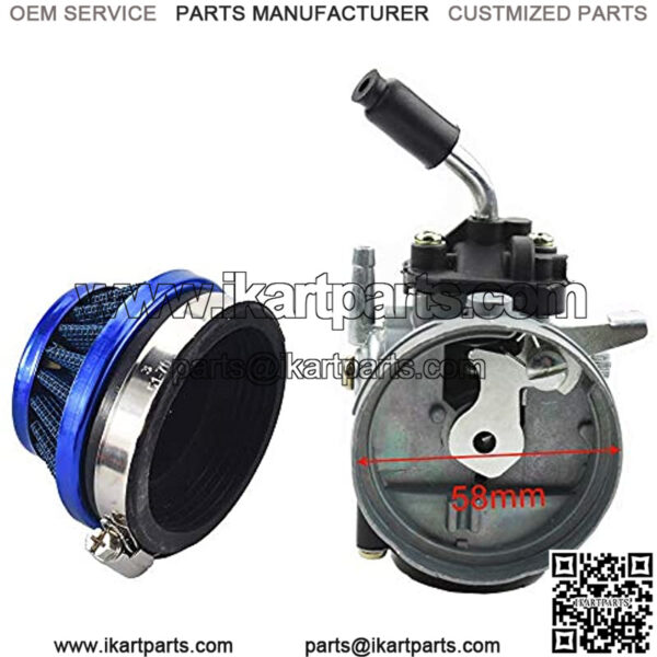 Carb Carburetor Air Filter Assembly for 49cc 50cc 60CC 66CC 70cc 80cc 2 Stroke Engine scooter Motorized Bicycle,Mini Pocket Bike,Quad Chopper ATV - Image 4