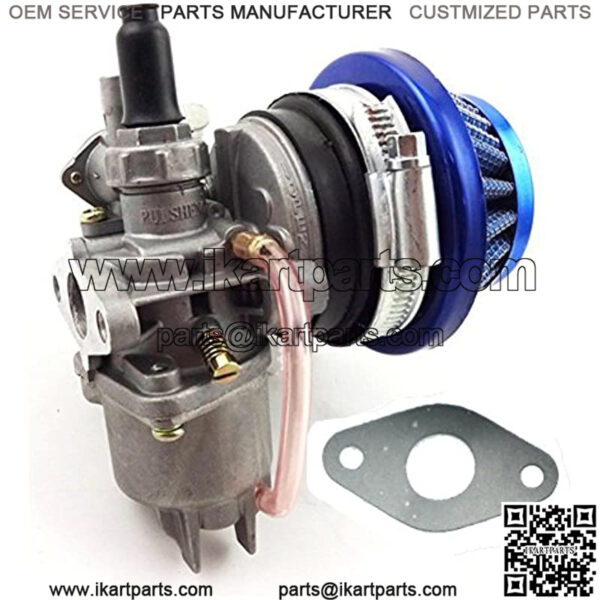 Carburetor Carb 44mm Air Filter Stack for 47cc 49cc Mini ATV Quad Dirt Pocket Bike Cag Mini Moto Moped Scooter Motocross