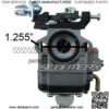 50 Caliber Racing SCOOTERX 10mm Carburetor for 33cc and 36cc Gas Scooters, Pocket Bikes, Go Karts, and Mini Choppers, Go Ped [4206] - Image 2