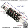 200mm 1500Ib Mini Motorcycle ATV Dirt Bike Rear Suspension Bumper Shock Damper Absorber MTB Folding Bike Motorcycle Parts - Image 2