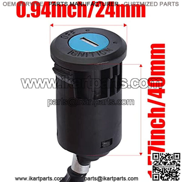 Ignition Key Switch Compatible with ATV Quad Scooter Go Kart Moped Buggy Pocket Mini Dirt Bike 50cc 70cc 90cc 110cc 125cc 150cc 250cc TaoTao Sunl Buyang Roketa Kazuma AIM-EX Chinese 4Pins 4 Pin - Image 2