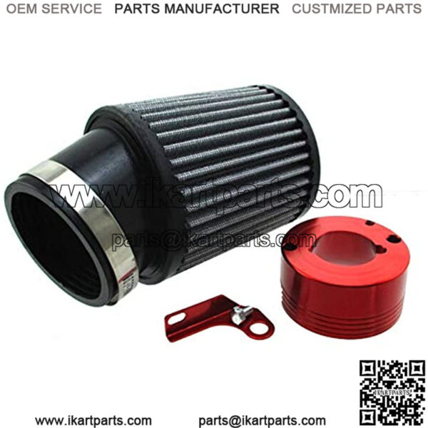 Air Filter Red Adapter For Honda 11Hp 13Hp GX340 GX390 Clone Engine Go Kart Predator 301cc 420cc Golf Carts Mud Boats Lawnmowers Minibikes Powered Paragliders GX270s 13/15hp Chinese OHVs - Image 3