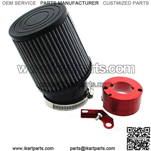 Air Filter Red Adapter For Honda 11Hp 13Hp GX340 GX390 Clone Engine Go Kart Predator 301cc 420cc Golf Carts Mud Boats Lawnmowers Minibikes Powered Paragliders GX270s 13/15hp Chinese OHVs - Image 4