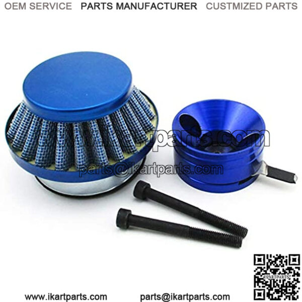 Blue Air Filter Adapter stack For Big Foot Blade Gas Z Scooter Goped Mini ATV Dirt Bike Pocket Bike - Image 5