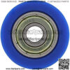 Chain Guide-Blue Chain Roller - 8mm Pulley Tensioner Chain Rollerdrive Chain Pulley Roller Slider Tensioner Wheel Guide for Street Bike Motorcycle Atv Red Fit for Motorcycle Pit Dirt Mini Bike(Blue8MM - Image 3