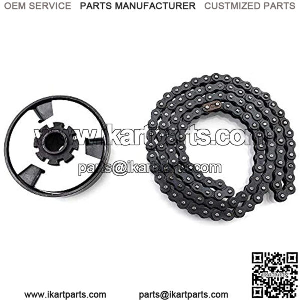 Clutch 5/8" Bore 12 Tooth #35 Chain Replacement for Go Kart Mini Bike Lawnmower Engine