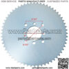 Go Kart Sprocket for 40/41/420 Chain, 60 Tooth Sprocket for Go Karts and Mini Bikes - Image 2