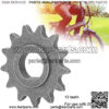 Motor Chain Sprocket,Mini Bike Sprocket,Motor Sprocket Portable Professional 25H 13T Metal H Chain Motor Sprocket Replacement for MY1020 Motor - Image 3