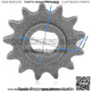 Motor Chain Sprocket,Mini Bike Sprocket,Motor Sprocket Portable Professional 25H 13T Metal H Chain Motor Sprocket Replacement for MY1020 Motor - Image 5