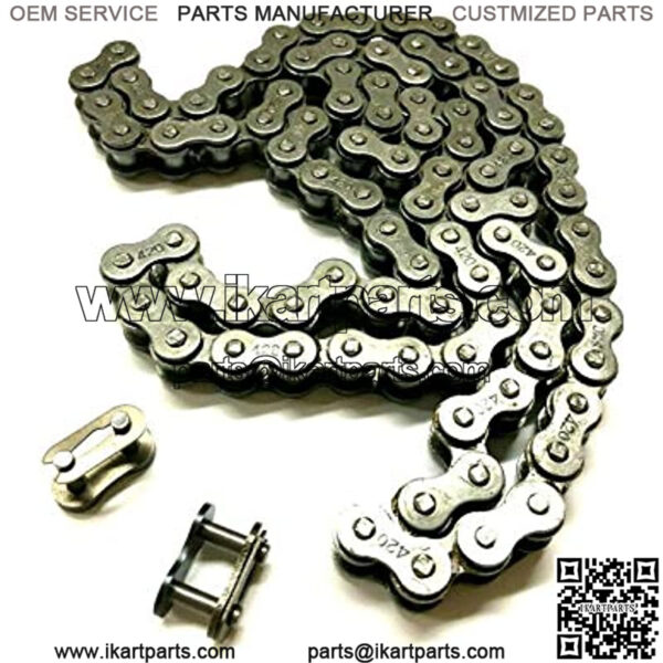 Rear Drive Chain Compatible with Coleman 196cc CT200U Chain CT200U BT200X Mini Bike