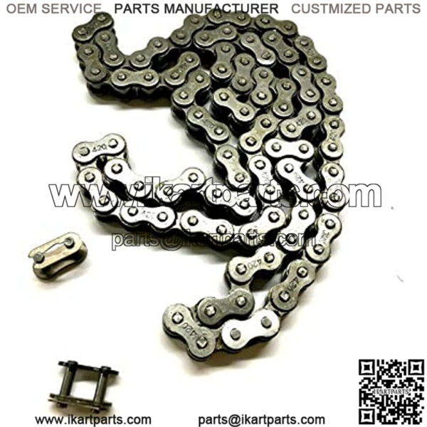 Rear Drive Chain Compatible with Coleman 196cc CT200U Chain CT200U BT200X Mini Bike - Image 2