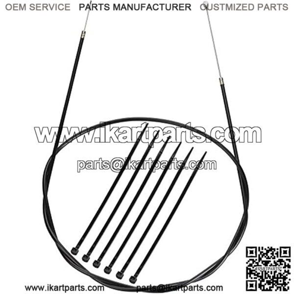 60" THROTTLE CABLE Compatible with Go Kart Cart Go-Cart Minibike Mini Bike ATV Cycle