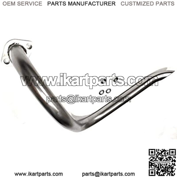 Mini Bike Custom Exhaust Header Pipe for Predator 212cc & Honda GX200. - Image 5