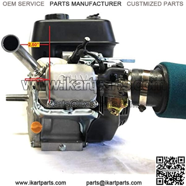 Exhaust Pipe 10" for Predator 212cc, GX160, GX200. Go Kart & mini bikes - Image 4