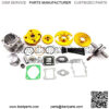 Gold 44mm Big Bore Kit Cylinder Head For 2 Stroke 47cc 49cc Chinese Mini Dirt ATV Quad Pocket Bike 4 Wheeler Minimoto - Image 3
