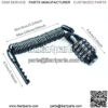 1PC Motorcycle Helmet Lock Anti-theft Digit Password Telescopic Steel Wire Cable - Image 5