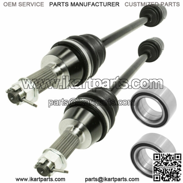 2 Front Left And Right CV Joint Axle With Bearing for Polaris 1332637