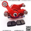 Red Rear Right Side Disk Disc Brake Caliper + Spare Brake Pads For 2 Stroke 43cc 47cc 49cc Engine Chinese Mini Pocket Dirt Bike Scooter Minimoto - Image 2
