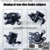 Rear Disc Brake Caliper With Replaced Pad Compatible with 47cc 49cc Pocket Bike Stand Up Goped Scooter Motovox MBX10 MBX11 Mini Dirt Bike MM-B80-BR MM-B105 80CC 2.5HP Moto Mini Bike - Image 3