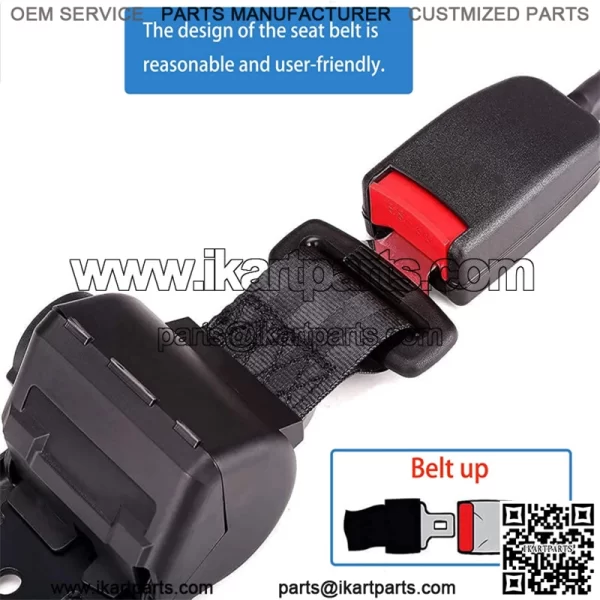 Golf Cart Seat Belts Club Car Seat Belts Seat Belts for Front and Rear - Image 3