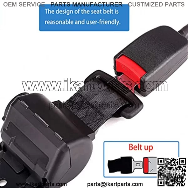 Golf Cart Seat Belts Club Car For Front And Rear Seats Compatible 4 Pcs - Image 3