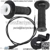 Twist Throttle Accelerator Handle Grip Cable Set for 50cc-90cc 110cc 125cc 140cc 150cc 200cc 250cc 4-Stroke Engine Pit Dirt Mini Pocket Bike ATV Quad Scooter CRF50 XR50 7/8inch 22mm Handlebar