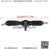 Steering Wheel Steel Kit Gear Rack Pinion Adjustable Shaft Set 110cc Go Kart ATV - Image 4