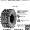 20x11-8 20x11x8 ATV UTV Tires 6 PR Tubeless A027 [Set of 2] - Image 2