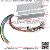Electric Scooter Motor 48V 2000W Mid Drive Motor DC Brushless Controller 45A with LCD Throttle Grip 3-speed Switch for Go Kart ATV Electric Bicycle Conversion Kit (48V 2000W 45A motor kit) - Image 4